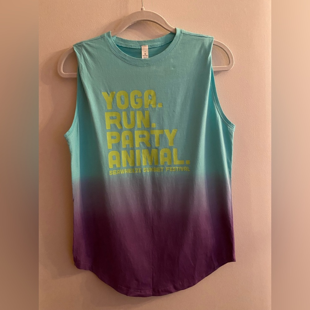 NEW lululemon SE Seawheeze Ombré Muscle Tank